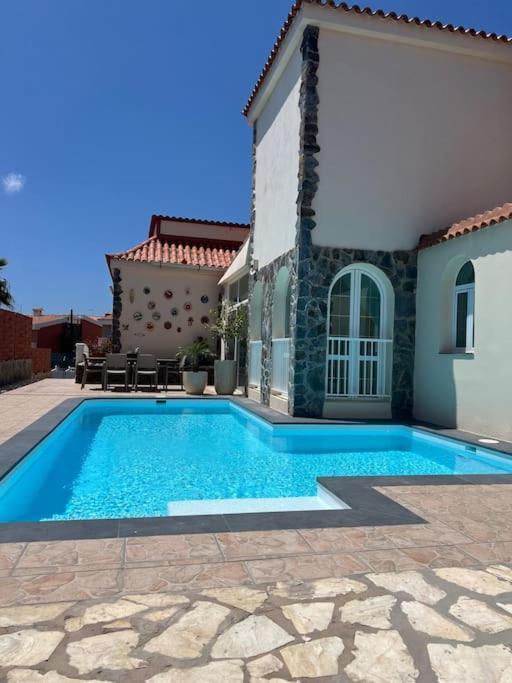 Casa Macken Con Piscina Climatizada Y Jacuzzi Villa San Bartolomé Szoba fotó